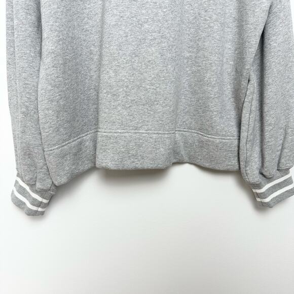 Tuckernuck Heathered Gray Carlson Quarter Zip Sweatshirt | SZ L - Picture 12 of 16